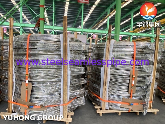 ASTM A269 TP316/316L Vòng xoắn ốc trao đổi nhiệt thép không gỉ