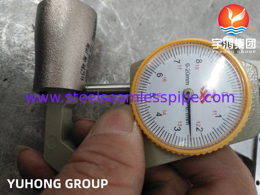 JIS B2312 SS304 Máy giảm dây hàn Buttless Reducer ECC Reducer Stainless Steel Fittings