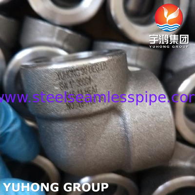 ASTM A105 Phụ kiện thép carbon Socket Weld 90Deg LR Elbows 3000LBS ASME B16.11