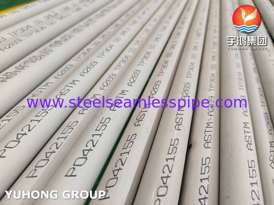 ASTM A269 TP304 Bụi không may bằng thép không gỉ
