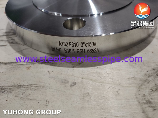 Vòng lót mù thép không gỉ ASME B16.5 ASTM A182 F310 BLRF Flange