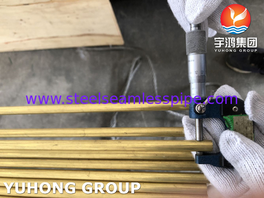 ASME SB111 C70600 C68700 C71500 C44300 ống không may 100% HT 15.88 X 1.24 X 6096MM