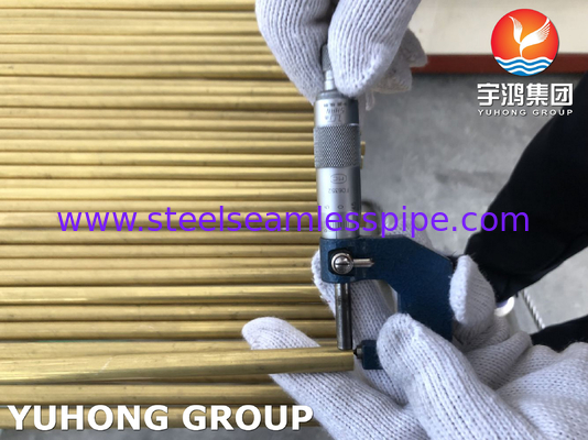 ASME SB111 C70600 C68700 C71500 C44300 ống không may 100% HT 15.88 X 1.24 X 6096MM