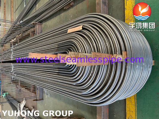 ASME SA213 TP316Ti Thép không gỉ ống U Bend 1.65mm Min Thickness