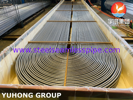 ASME SA213 TP316Ti Thép không gỉ ống U Bend 1.65mm Min Thickness