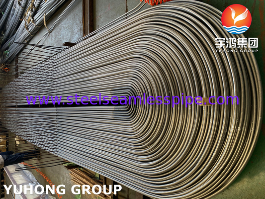 ASME SA213 TP316Ti Thép không gỉ ống U Bend 1.65mm Min Thickness