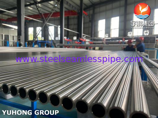ASTM A249 TP304 1.4301 Bụi hàn bằng thép không gỉ sợi sáng cho máy trao đổi nhiệt