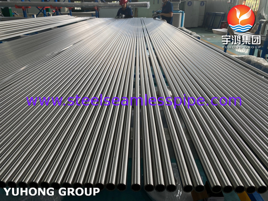 ASTM A249 TP304 1.4301 Bụi hàn bằng thép không gỉ sợi sáng cho máy trao đổi nhiệt