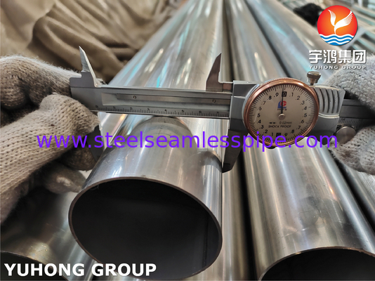 ASTM A249 TP304 1.4301 Bụi hàn bằng thép không gỉ sợi sáng cho máy trao đổi nhiệt