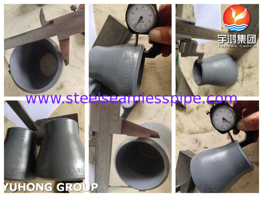 ASME B16.9 ASTM A234 WPB Thiết bị ống thép carbon Thiết bị phủ màu đen