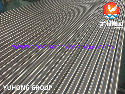 ASME SB163 N08825 ống không may hợp kim niken cho máy ngưng tụ và máy trao đổi nhiệt