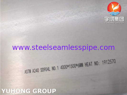 ASTM A240 Stainless Steel 904L Plate với khả năng chống ăn mòn cao