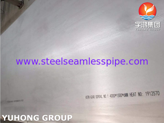 ASTM A240 Stainless Steel 904L Plate với khả năng chống ăn mòn cao