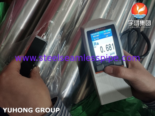 ASME SA270 ASTM A270 ống hàn thép không gỉ được đánh bóng 320 240 GRIT TP304