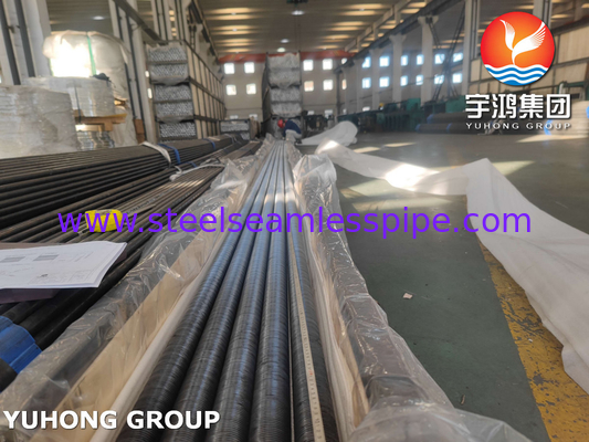 L loại ống có vây A179 nhôm 1060 cho máy trao đổi nhiệt làm mát bằng không khí