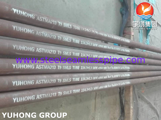 ASME SA213 T9 ống liền mạch thép hợp kim cho lò đốt ống truyền nhiệt ống chiếu