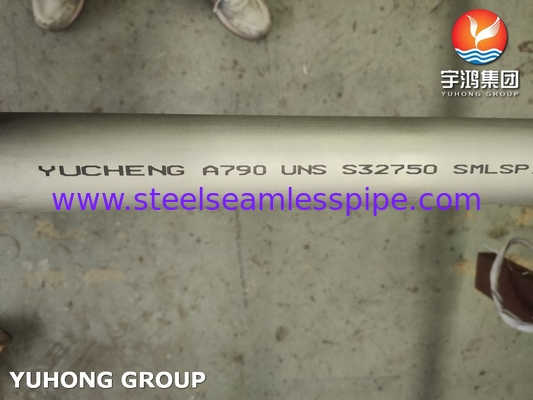Điều trị nước ASTM A790 UNS S32750 ống thép không gỉ Super Duplex liền mạch
