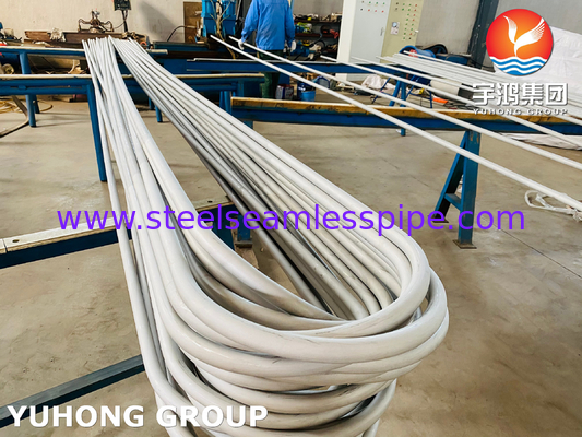 ASME SA213 TP316L 1.4404 Bụi u cong thép không gỉ liền mạch cho máy trao đổi nhiệt