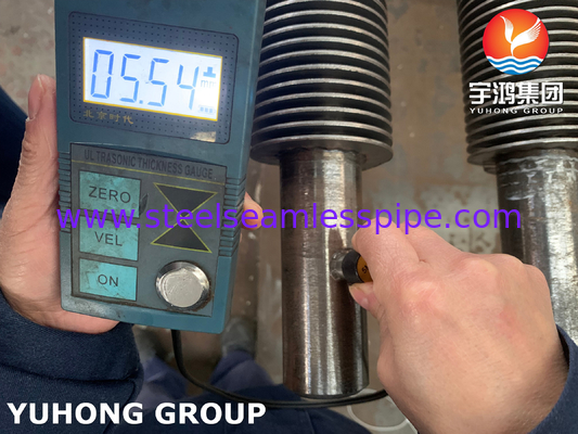Thép carbon ASTM A106 GR.B High Frequency Welding U-Fin Tube