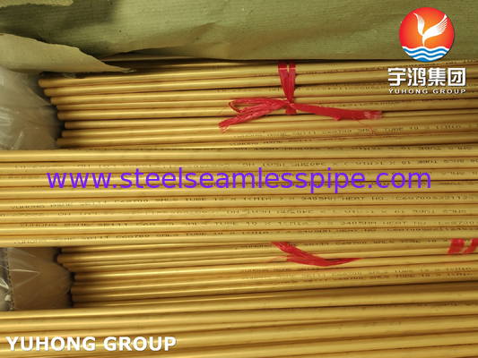 Đồng thau nhôm ASTM B111 C68700 Chống ăn mòn ống liền mạch