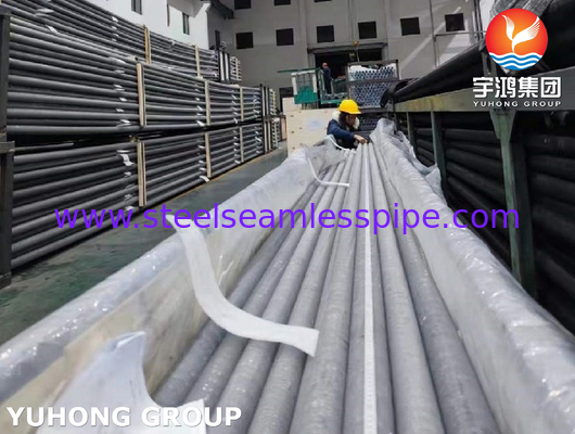 Máy trao đổi nhiệt ống có vây, loại ép, ASTM A213 TP304 với nhôm 6063
