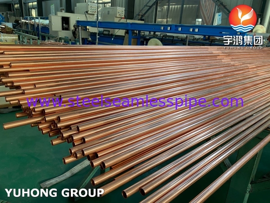 B111 C70600 Máy làm mát không khí bằng hợp kim đồng Nickel đồng đồng bằng ống cánh thấp cho máy trao đổi nhiệt
