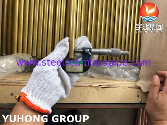 ASTM B111 C68700 / CuZn20Al2 ống đồng nhôm liền mạch cho máy trao đổi nhiệt
