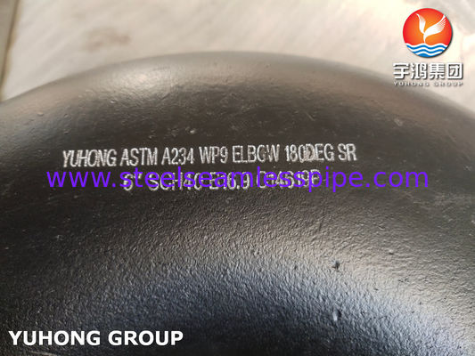 Phụng thép carbon ASTM A234 WP9 180 độ