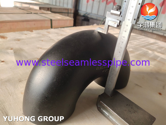 Phụng thép Buttweld ASTM A234 WPB Thép carbon 90/180 độ SR Cúp tay