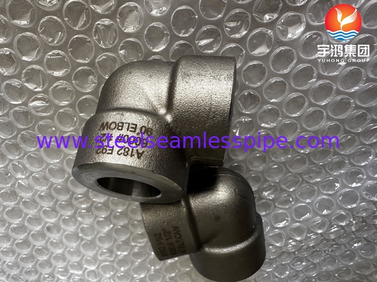 ASTM A182 F92 1/2 Inch 90° Cổ tay # 6000 ASME B16.11 SW cho nhà máy điện