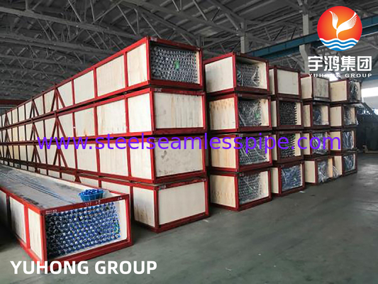 Làn ống có vây thấp ASTM A268 TP439 EN10217-7 1.4510 cho máy làm mát không khí