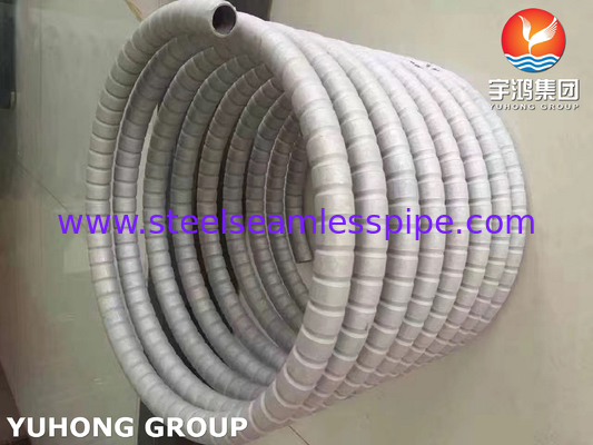 GOST9941 12X18H10T TP321 Thép không gỉ ống vây lợp cho máy làm mát không khí
