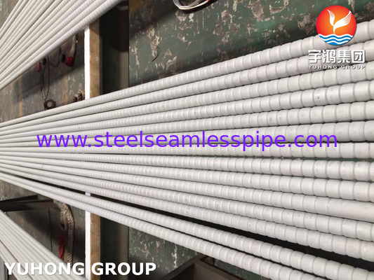 GOST9941 12X18H10T TP321 Thép không gỉ ống vây lợp cho máy làm mát không khí