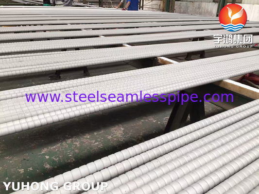 GOST9941 12X18H10T TP321 Thép không gỉ ống vây lợp cho máy làm mát không khí