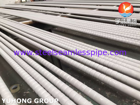 GOST9941 12X18H10T TP321 Thép không gỉ ống vây lợp cho máy làm mát không khí