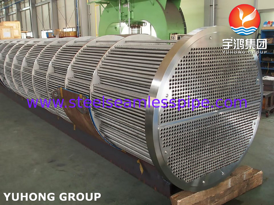 Bộ ống trao đổi nhiệt, ống không thô ASME SA213 TP316L, Tubesheet SA350 LF2 CL1N