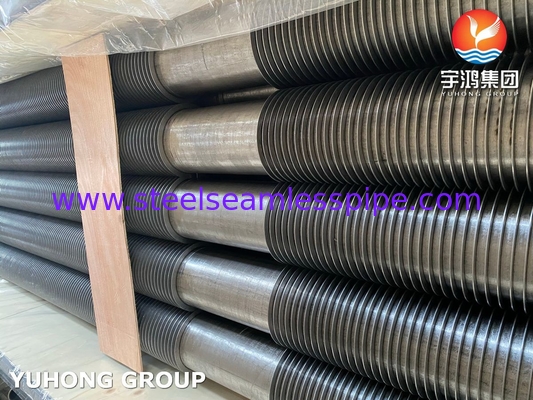 Bụi có vây ASTM A312 TP347H SS Strip Solid Fin Tube For Economizer