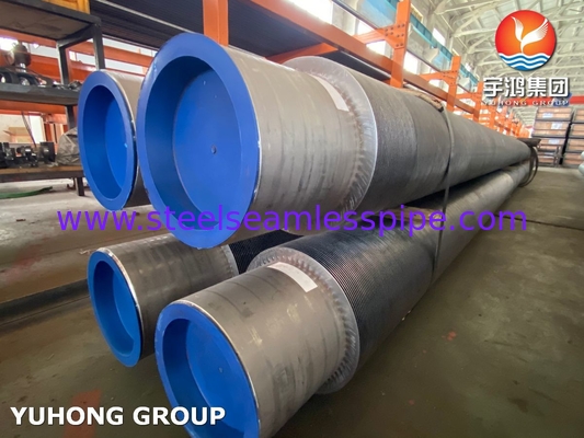 Bụi có vây ASTM A312 TP347H SS Strip Solid Fin Tube For Economizer