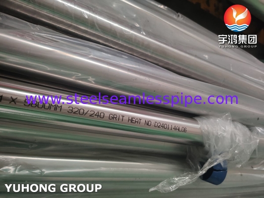 ASTM A270 loại thực phẩm SS304 ống vệ sinh thép không gỉ ống đánh bóng