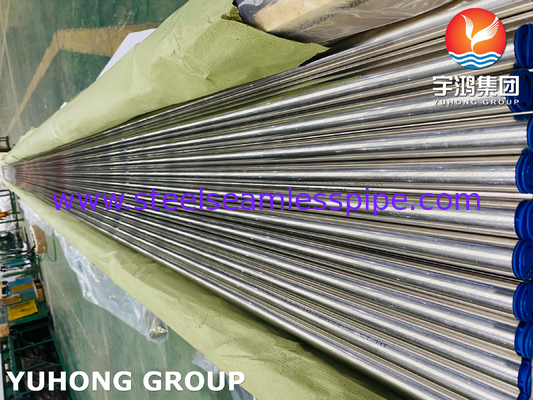 ASME SB111 C71500 ống hệ thống gia cố không liền mạch hợp kim đồng Nickel đồng