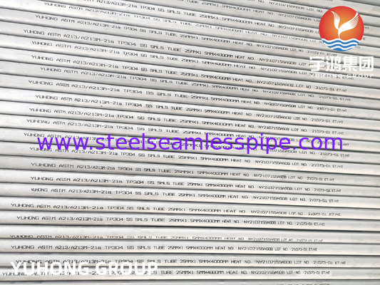 ASTM A213 TP304 Máy trao đổi nhiệt và ống lò thép không gỉ