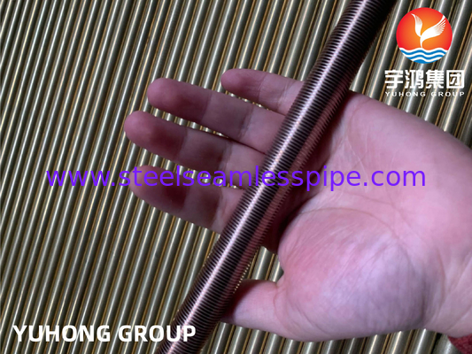 ASTM B111 C70600-O61 Vàng Nickel Thép đơn ống vây thấp