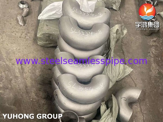 Tiêu chuẩn Mỹ ASTM403 WP321 180 độ ống thép không gỉ khuỷu tay B16.9