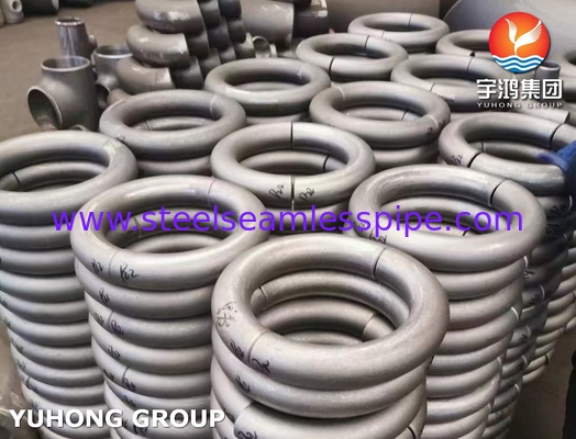 ASTM A403 WP304 Thép không gỉ 180 độ khuỷu tay B16.9 Buttweld Pipe Fittings