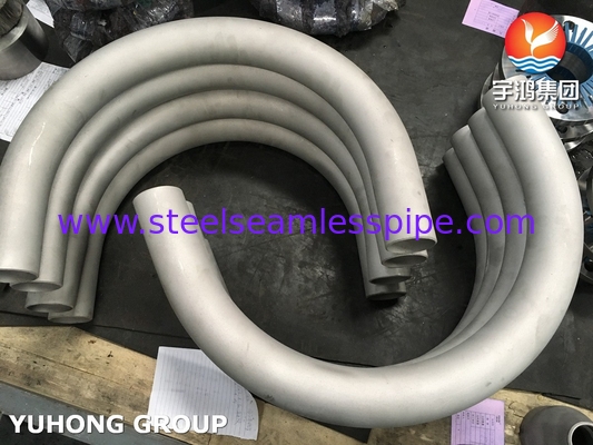 ASTM A403 WP304 Thép không gỉ 180 độ khuỷu tay B16.9 Buttweld Pipe Fittings
