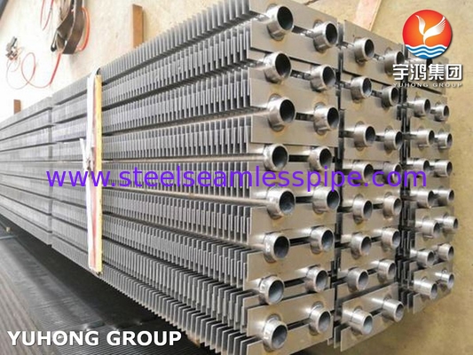 Loại H Fin Tube Stainless Steel Square Fined Tube cho máy tiết kiệm