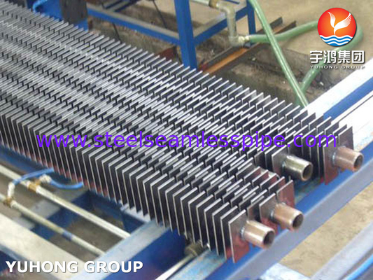 Loại H Fin Tube Stainless Steel Square Fined Tube cho máy tiết kiệm