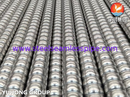 ASTM A213 TP304 Bụi gốm thép không gỉ ống truyền nhiệt tăng cường