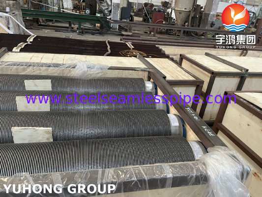 Tùy chỉnh kim loại kim loại hợp kim đánh bóng HFW xoắn ốc hàn ống có vây để chuyển nhiệt