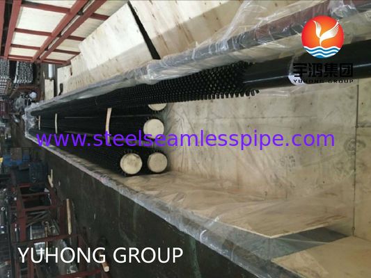 Ống hình bầu dục phun cát ASTM A335 P9 có vây và đinh tán cho hàn tần số cao